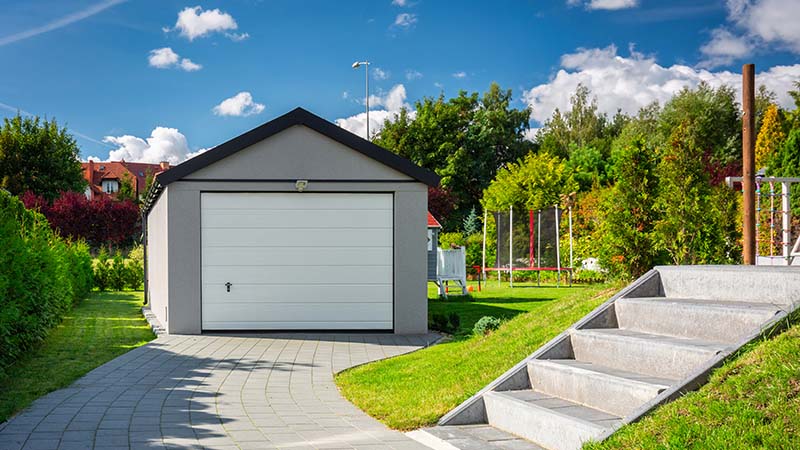 Finished Metal Roofing on Detached Garage Unit