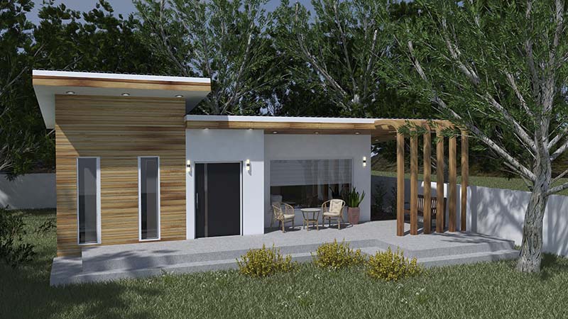 Custom backyard tiny home construction in Hamilton Ontario