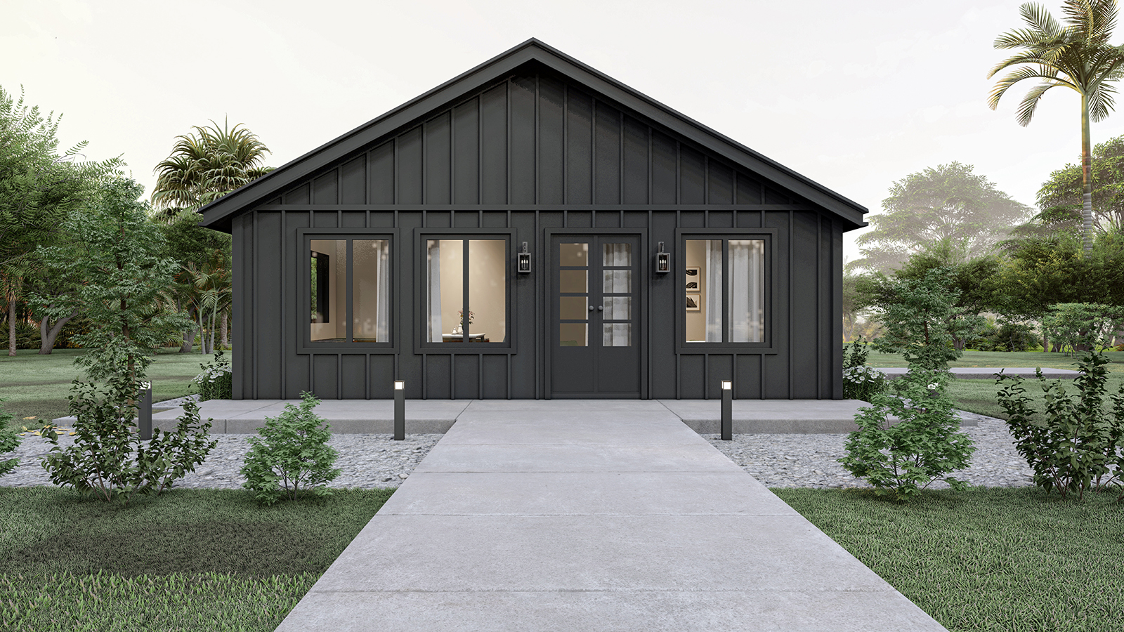 Model D Large 2 Bedroom garden home exterior layout architecture Oakville