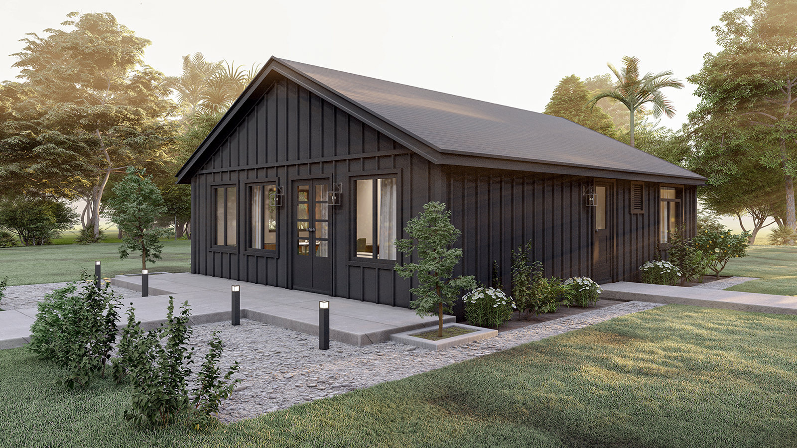 Spacious 2 bedroom custom backyard home layout plan Hamilton